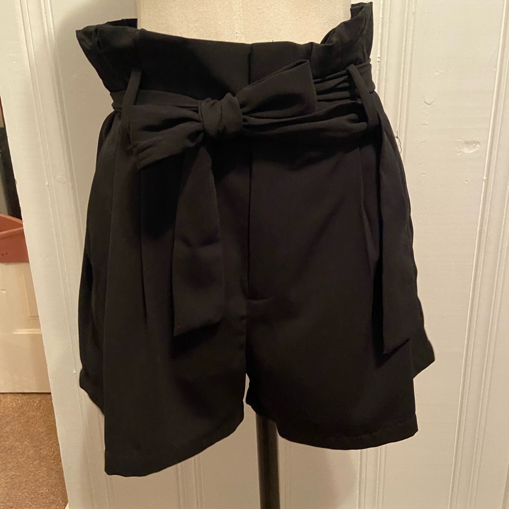 a new day Black High Waist Shorts